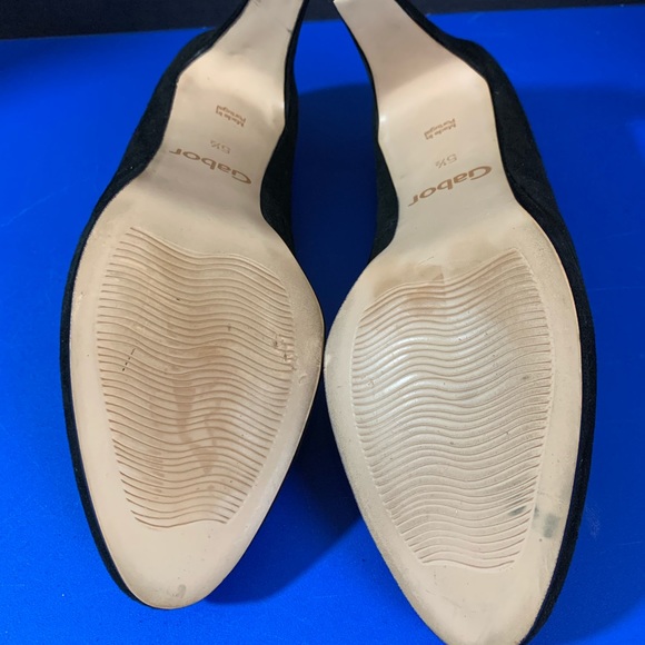 Gabor Black Suede Pumps size 8 (US size) - Picture 6 of 6